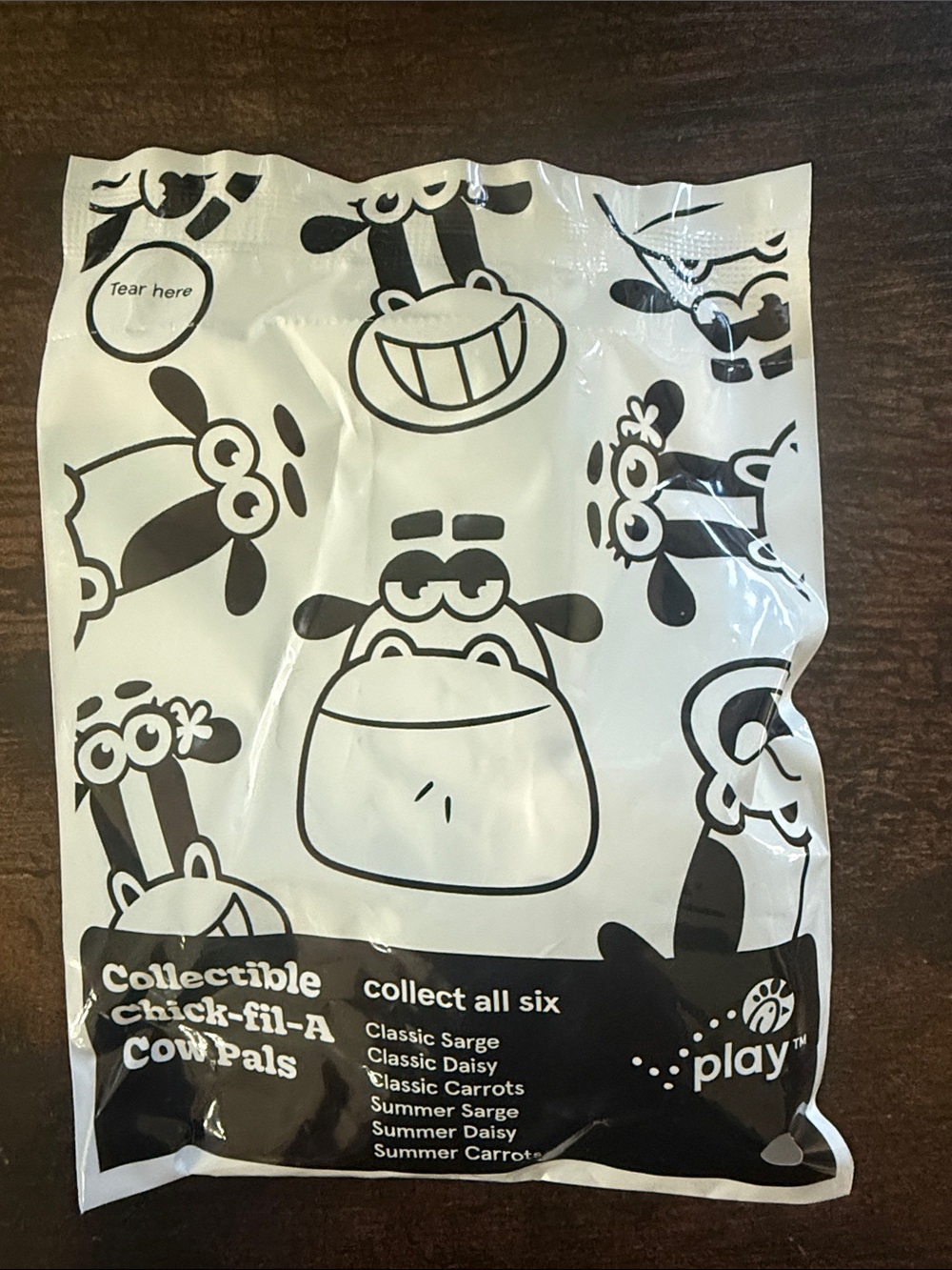 Chick-fil-A Collectible CowPals unopened kids meal toy.